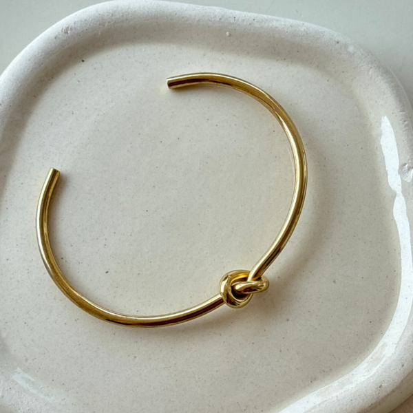 Knoted Cuff Bangle