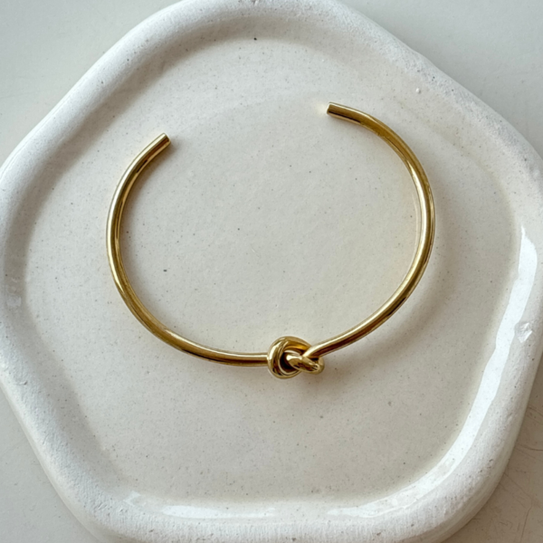 Knoted Cuff Bangle - Image 3